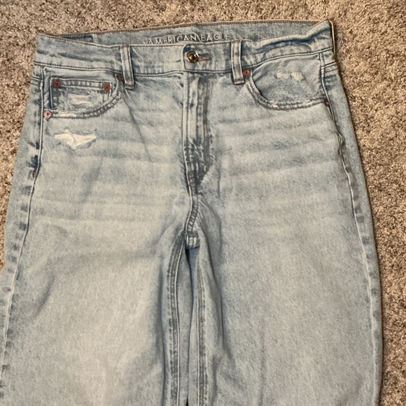 American Eagle Outfitters Light Blue Stovepipe 8 long EUC - Picture 3 of 7